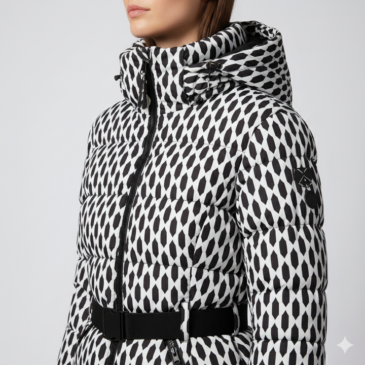 Womens Cotton Jacket with Waist Detail FrostLine Outerwear