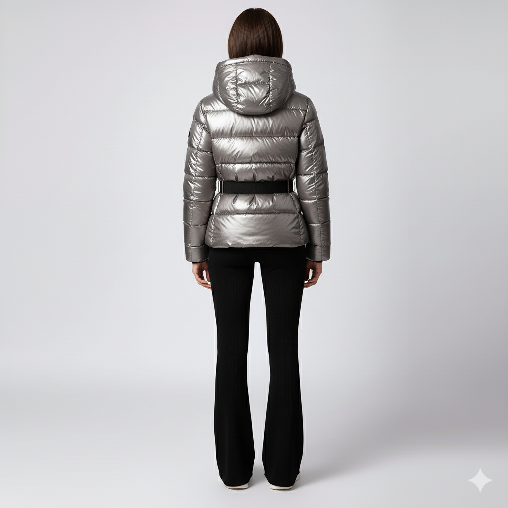Womens Cotton Jacket with Waist Detail FrostLine Outerwear