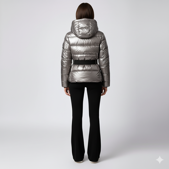 Womens Cotton Jacket with Waist Detail FrostLine Outerwear