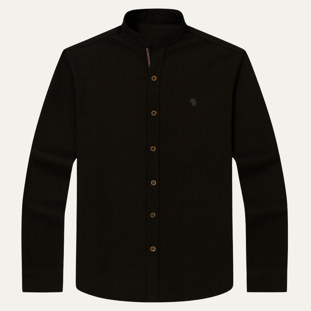 Mens Casual Slim Fit Shirt Button-Down Collar Cotton - BritishMode
