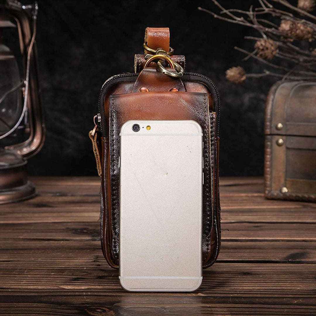 Unisex Shoulder Bag PU Leather Compact Everyday Use