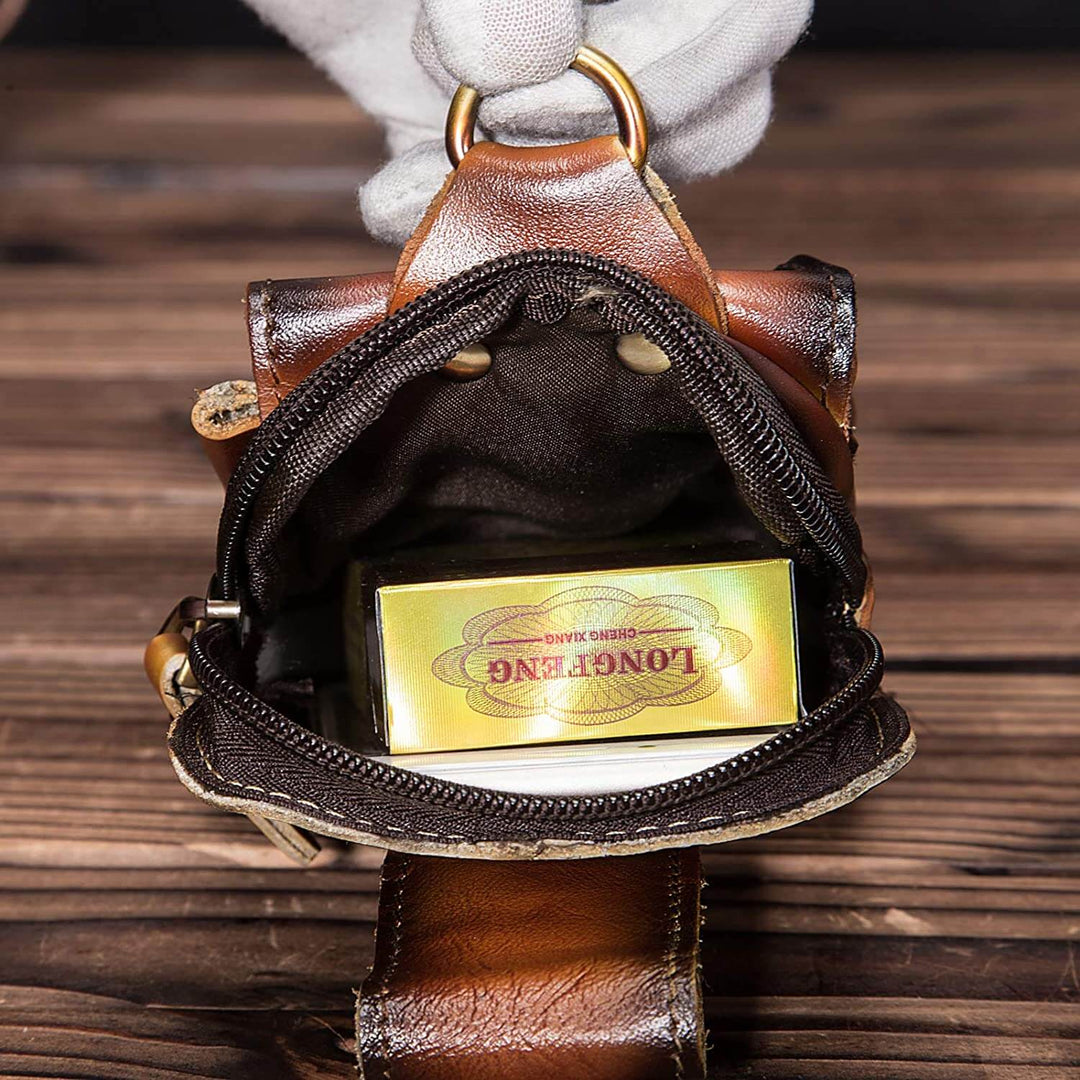Unisex Shoulder Bag PU Leather Compact Everyday Use