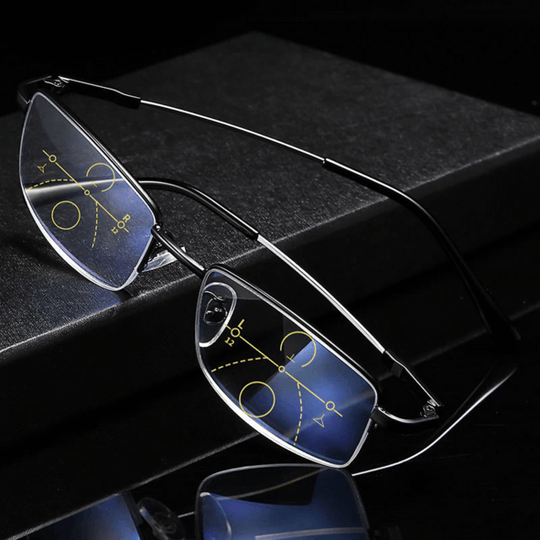 Unisex Multifocal Glasses Comfortable Vision Adaptive Design - BritishMode