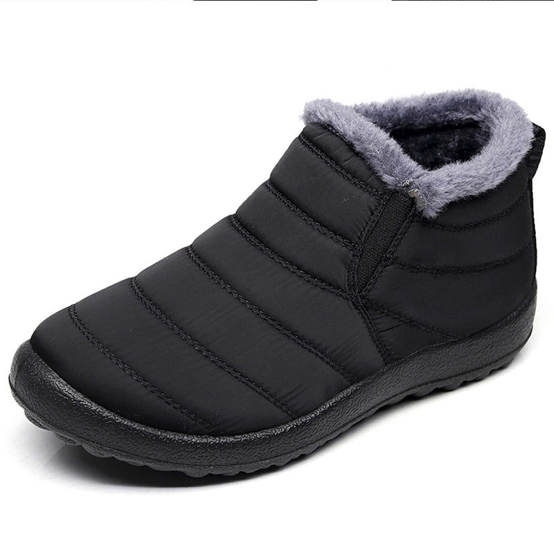 Mens Slip-On Boots with Fur Lining - BritishMode