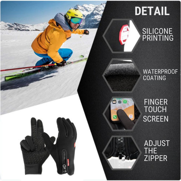 Unisex Thermal Winter Gloves Insulated Warm Fit