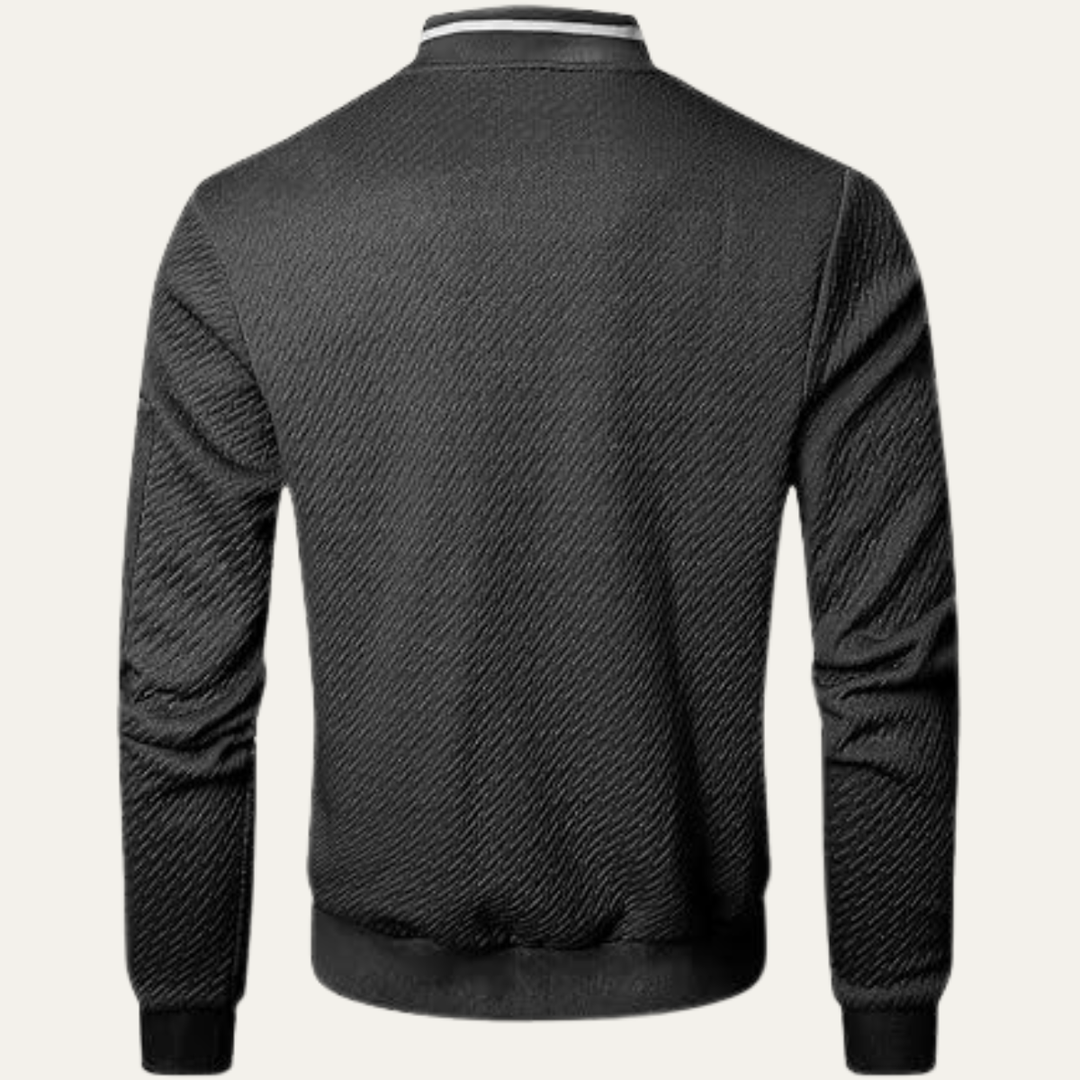 Mens Lightweight Bomber Jacket Casual Zip-Up
