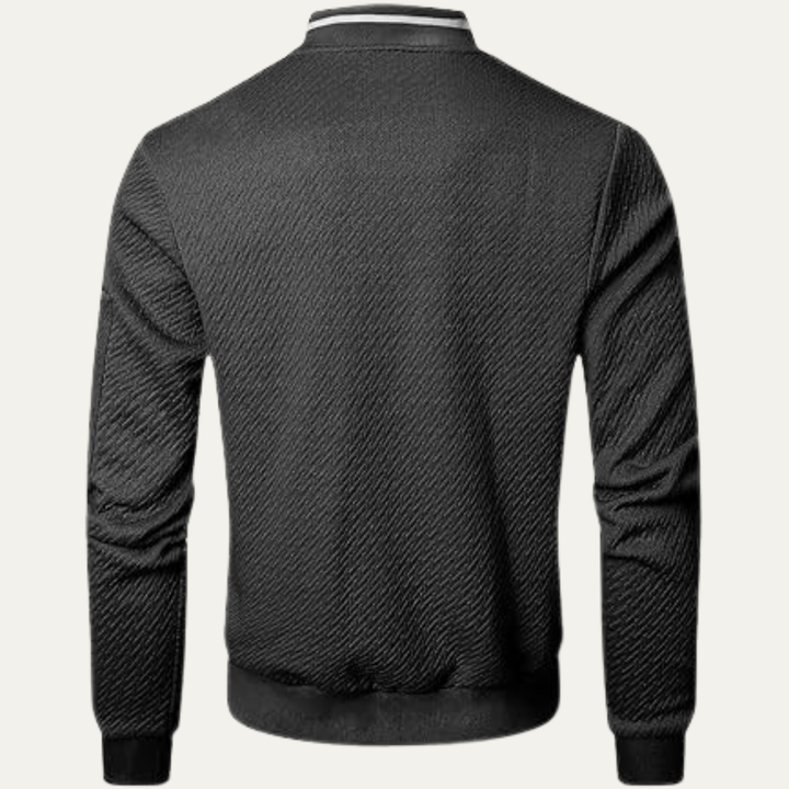 Mens Lightweight Bomber Jacket Casual Zip-Up