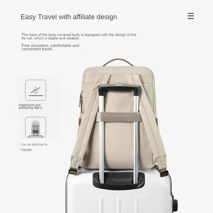 Unisex Laptop Backpack Compact Size Durable Material