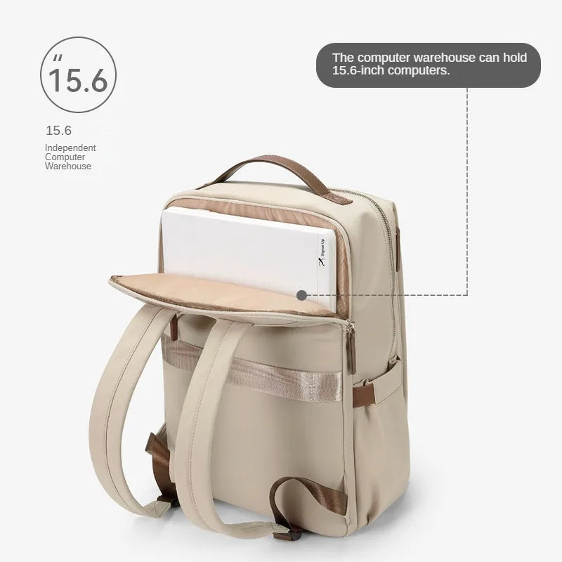 Unisex Laptop Backpack Compact Size Durable Material
