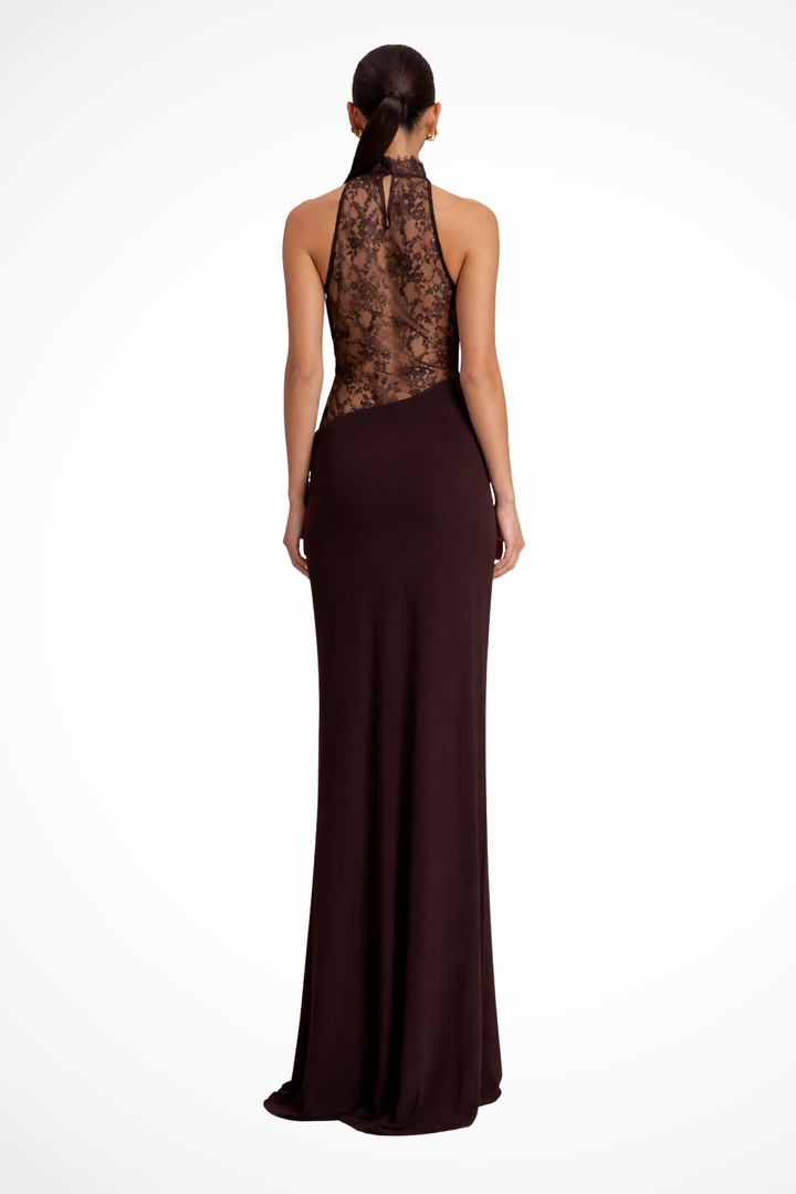 Womens Elegant Lace Dress Wedding Guest