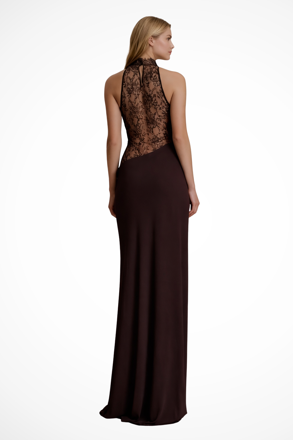 Womens Elegant Lace Dress Wedding Guest