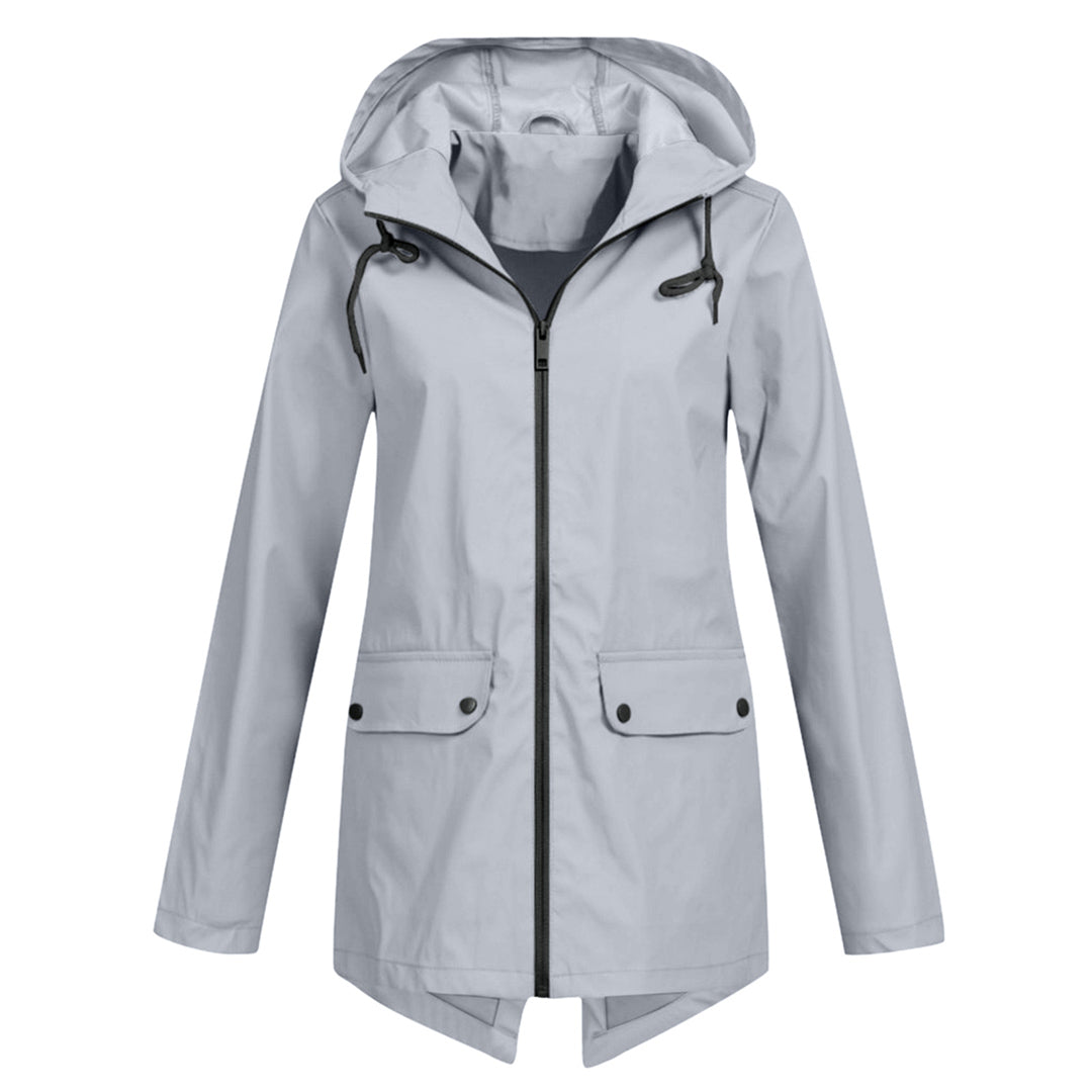 Womens Hooded Parka Coat Waterproof