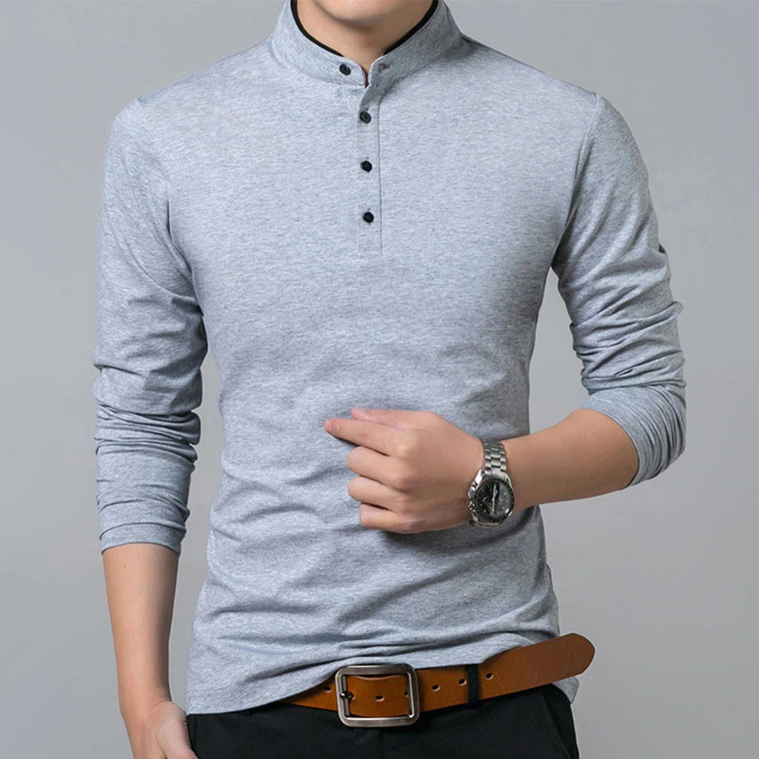 Mens Polo Shirt Classic Fit Cotton Blend