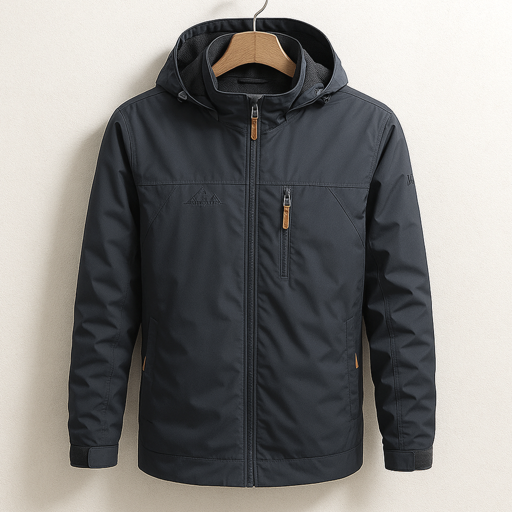 Unisex Jacket Lightweight Water-Resistant Casual Fit