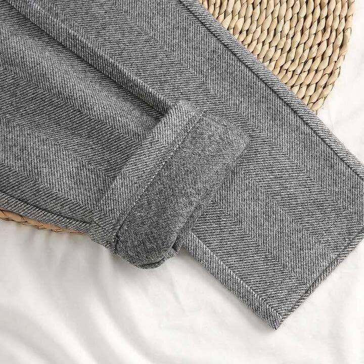 Mens Classic Trousers Textured Regular Fit