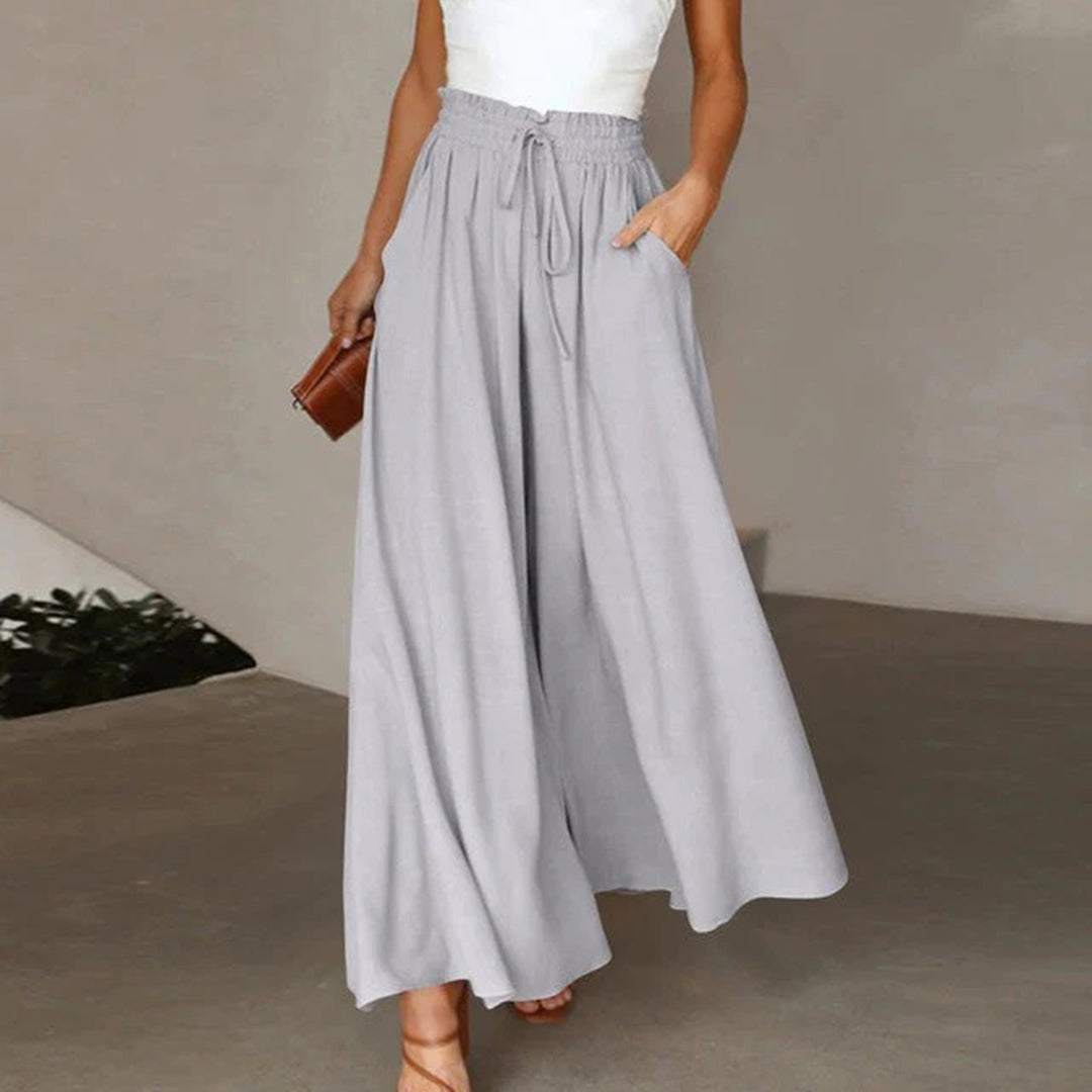 Womens Palazzo Pants High Waist Comfortable with Pockets