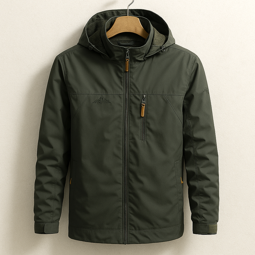 Unisex Jacket Lightweight Water-Resistant Casual Fit - BritishMode