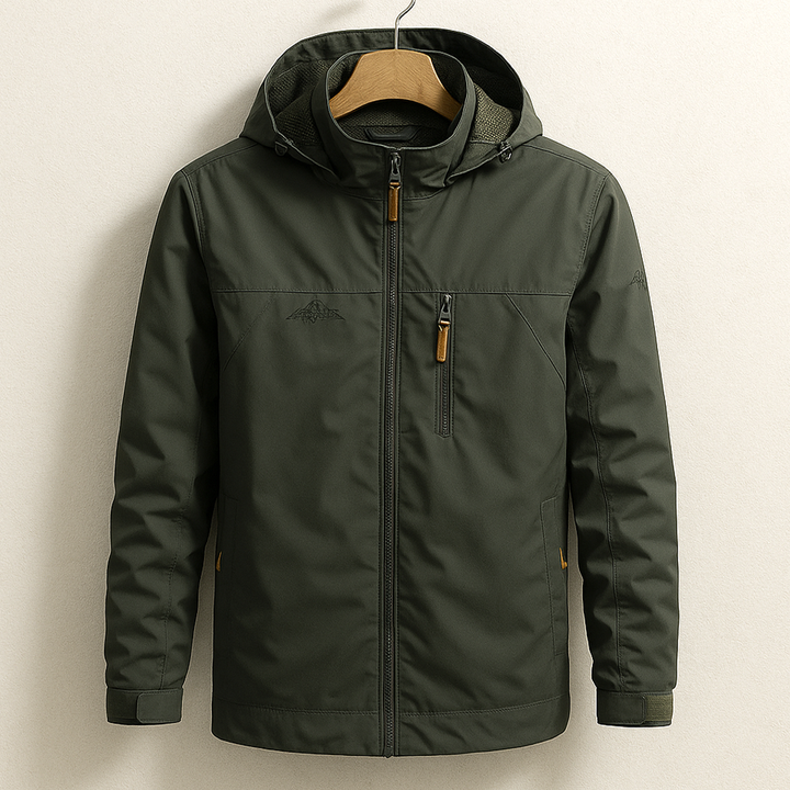 Unisex Jacket Lightweight Water-Resistant Casual Fit - BritishMode