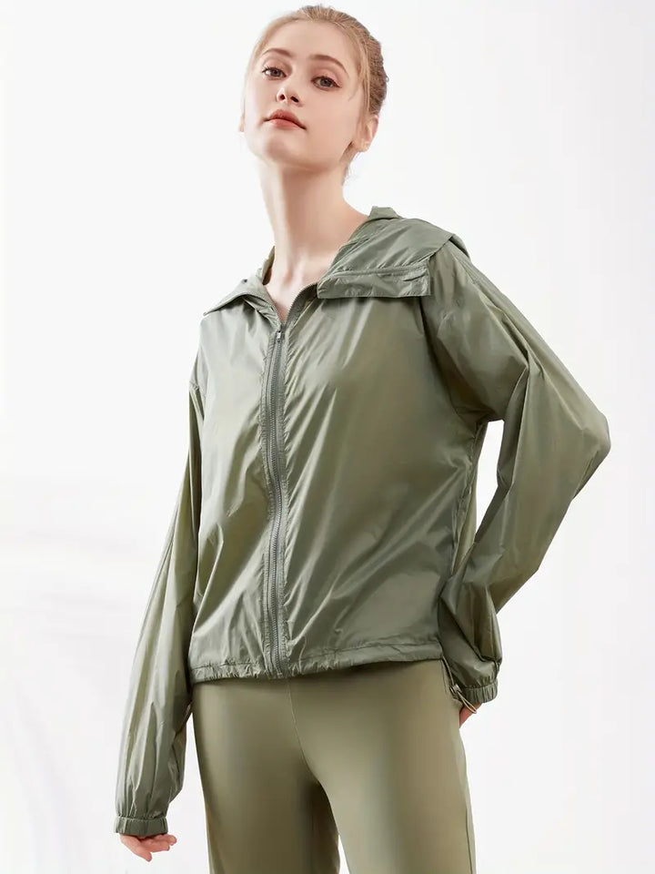 Womens Waterproof Outdoor Jacket Lightweight Fit