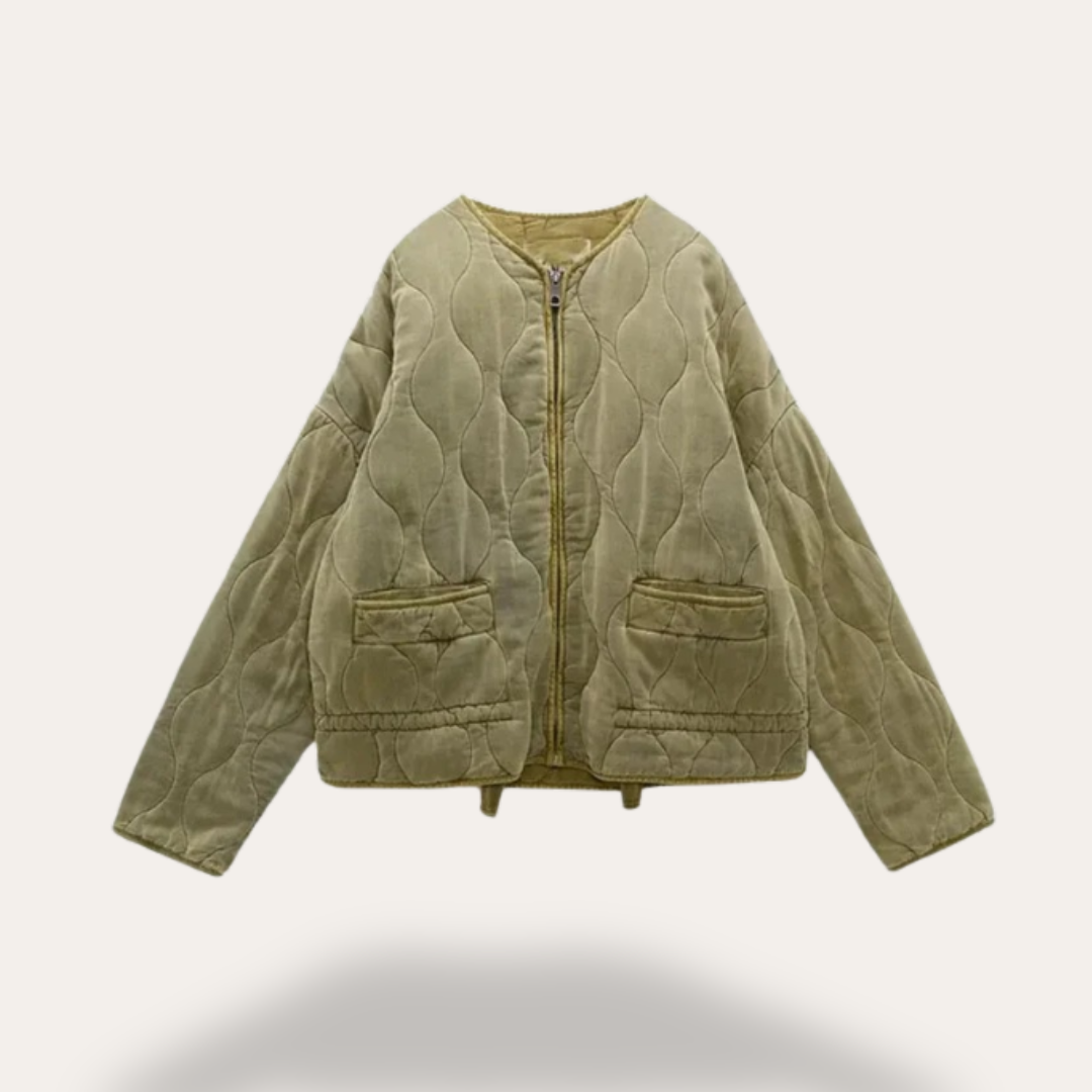 Womens Quilted Jacket Insulated Lightweight Fit