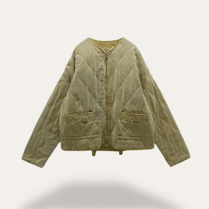Womens Quilted Jacket Insulated Lightweight Fit