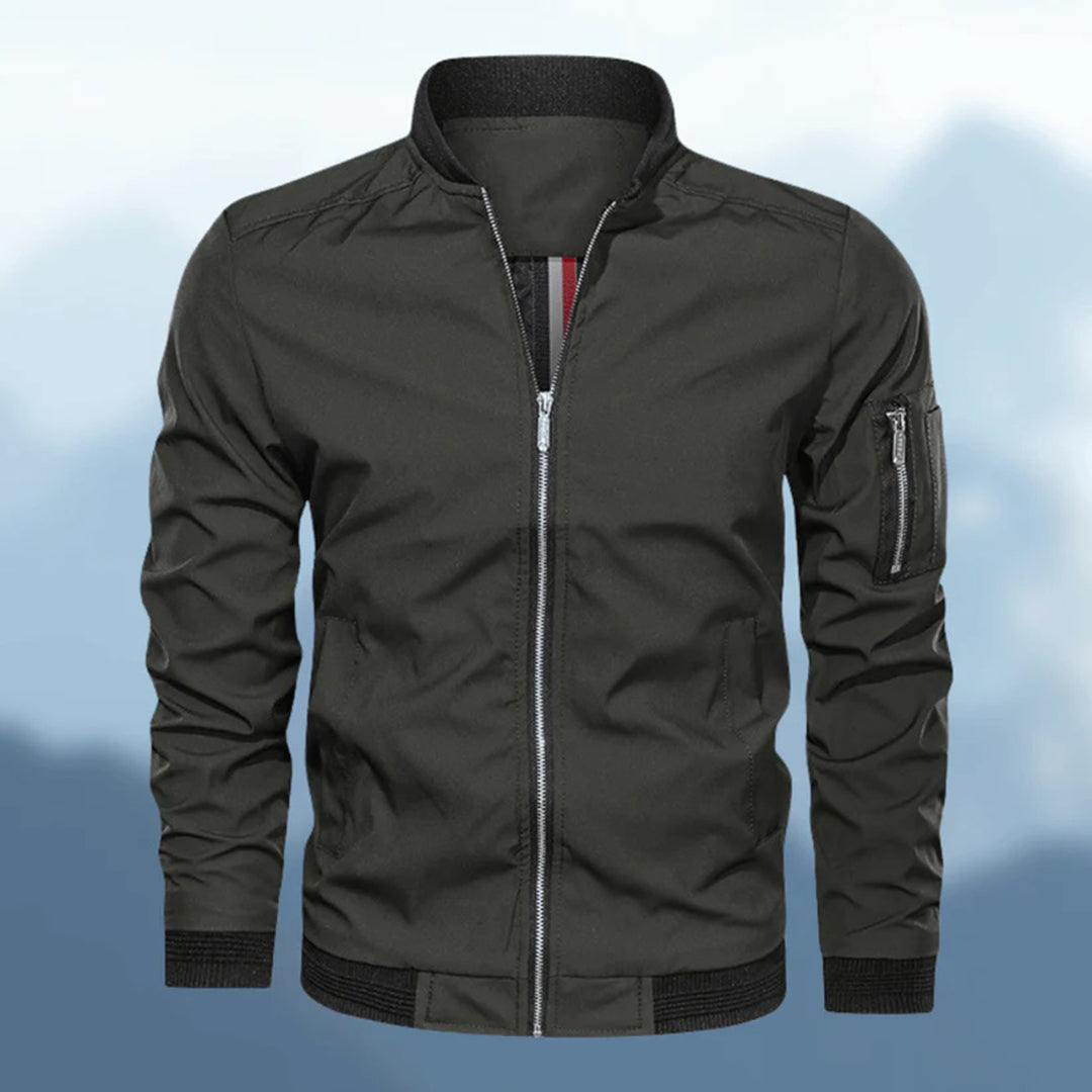 Mens Slim Fit Leather Jacket