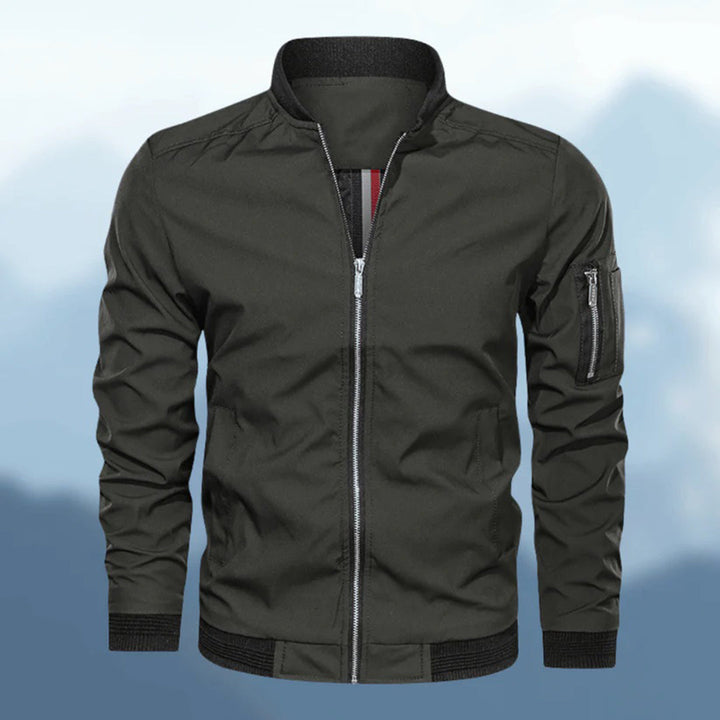 Mens Slim Fit Leather Jacket