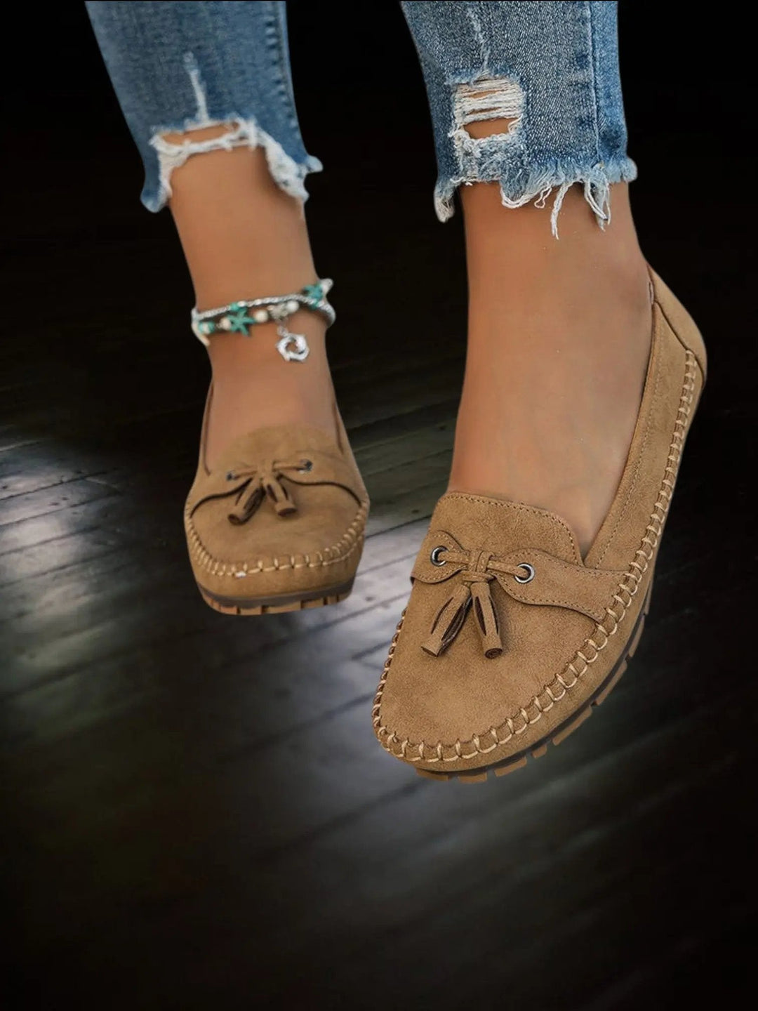 Womens Moccasin Slippers Orthopedic Footbed Soft Padding