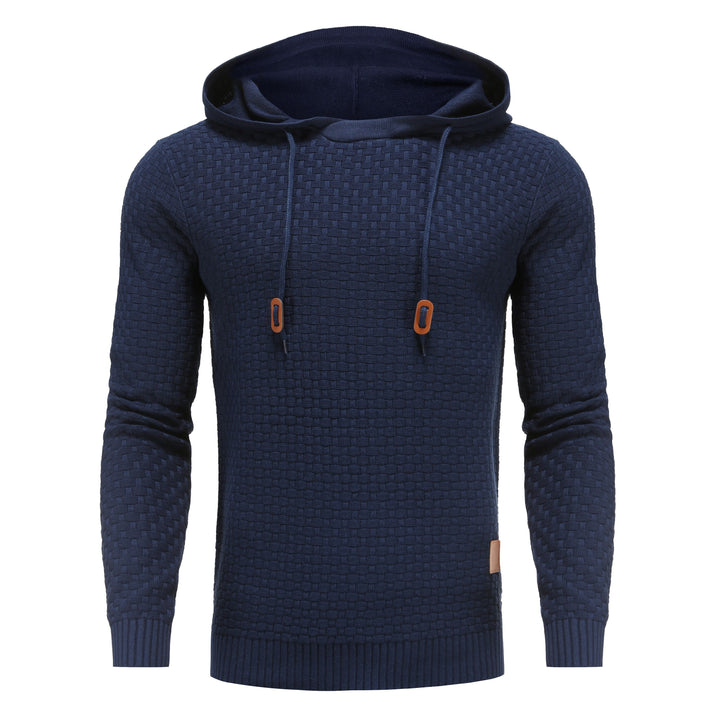 Mens Hooded Sweater Cozy Fit