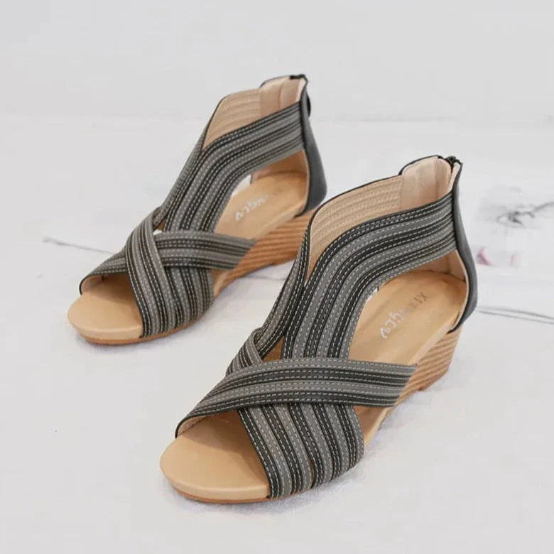 Womens Wedge Heels Comfortable Slip-On