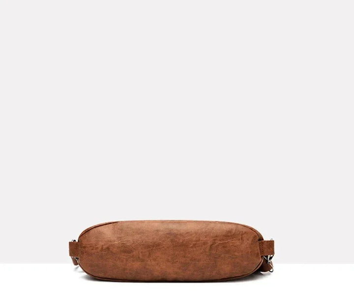 Womens Leather Handbag Multiple Pocket Design