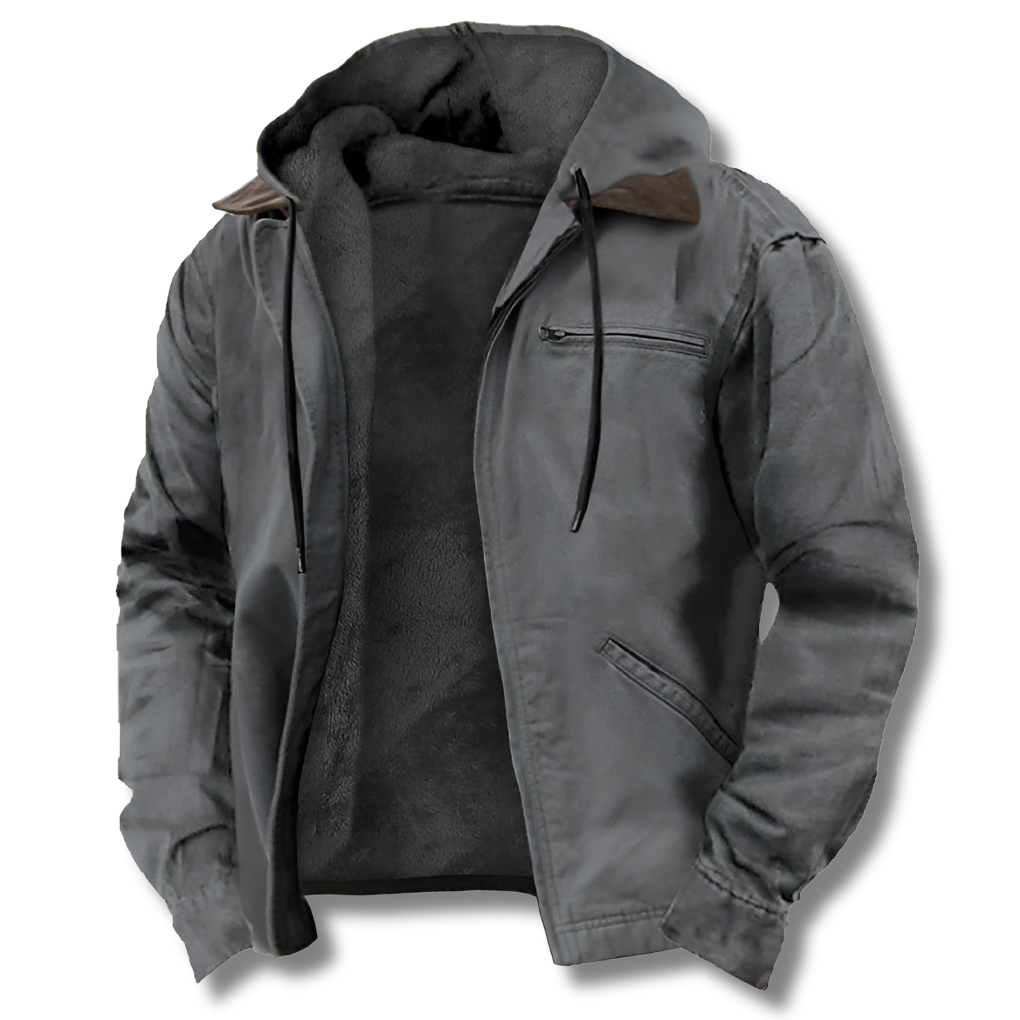 Unisex Winter Jacket with Lining Regular Fit