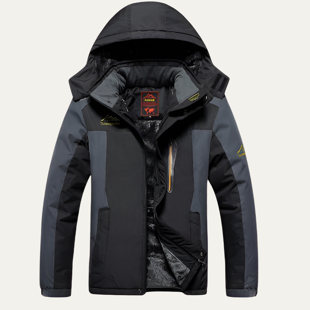Mens Field Jacket Water-Resistant Windbreaker