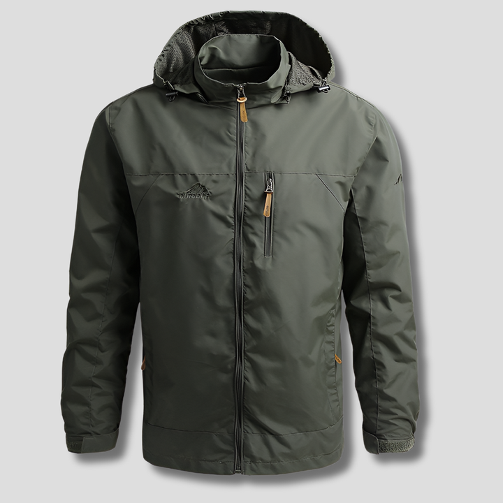 Mens Outdoor Jacket Waterproof Windproof Durable Fit - BritishMode