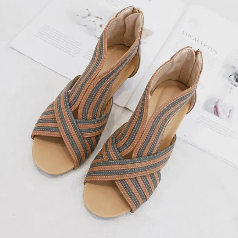 Womens Wedge Heels Comfortable Slip-On