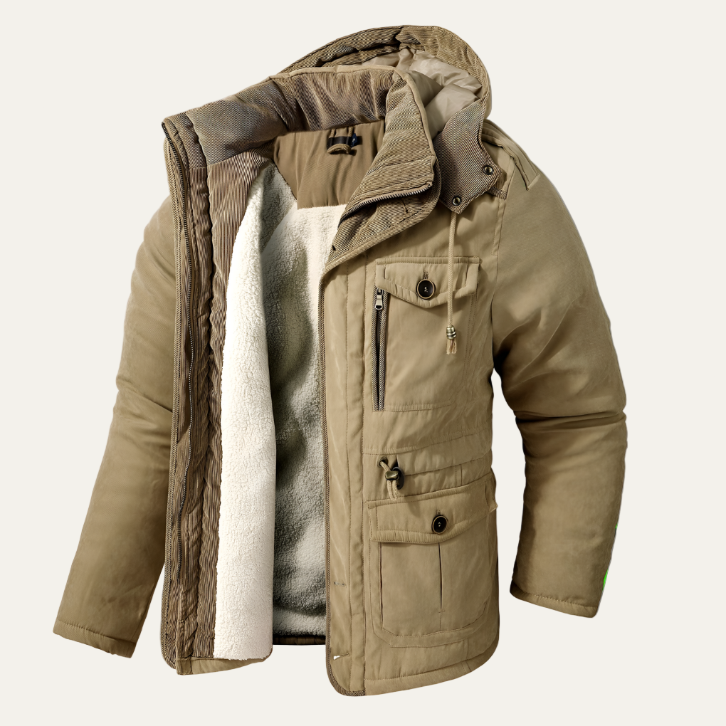 Mens Military Cargo Parka Heavy Duty Durable