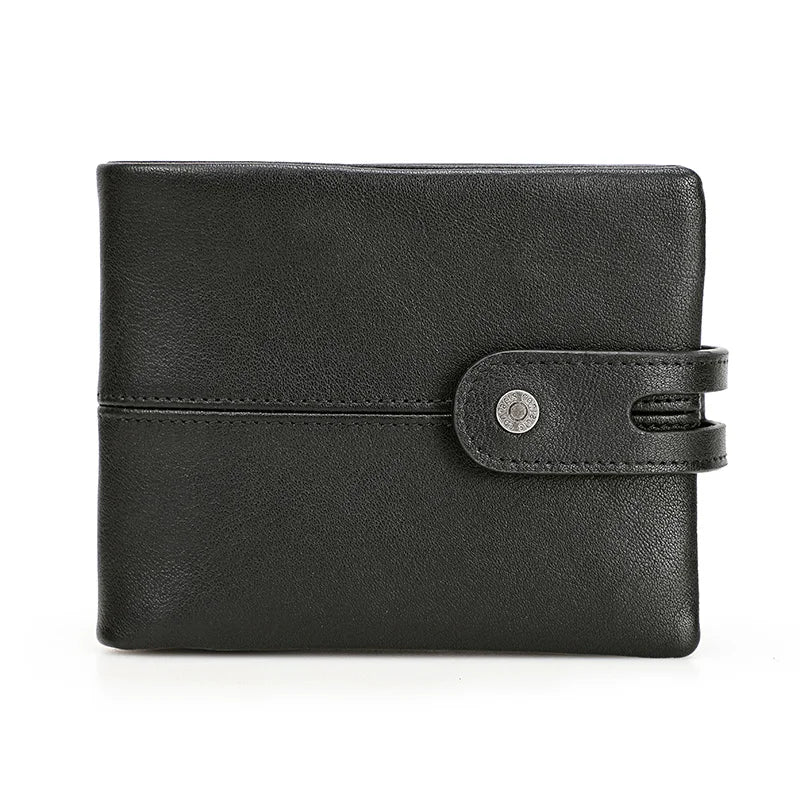 Mens Leather Wallet Vintage Style