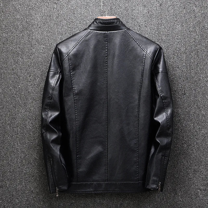 Mens Leather Jacket Classic Fit