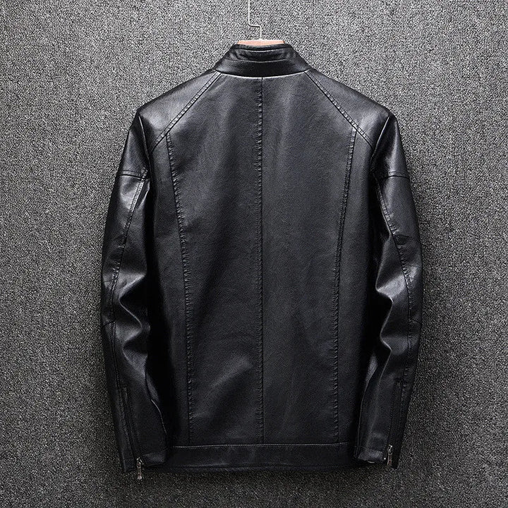 Mens Leather Jacket Classic Fit