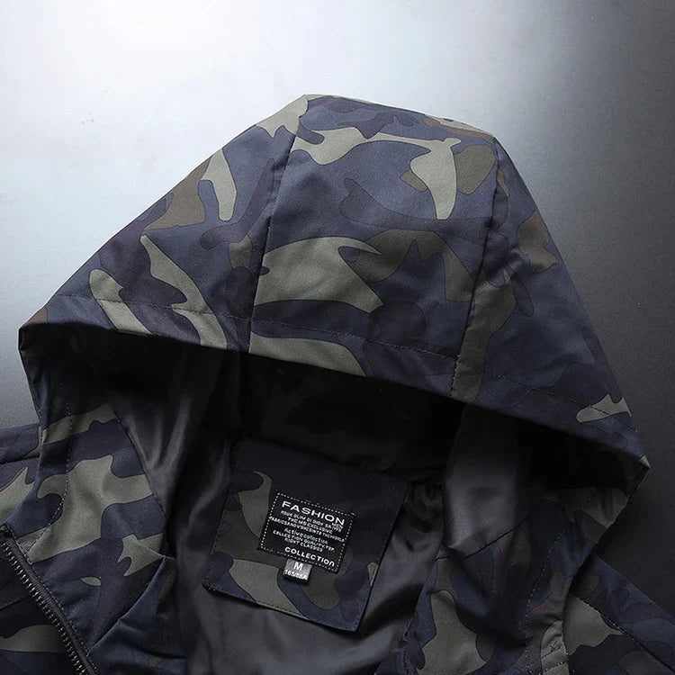 Mens Camouflage Jacket Casual Fit