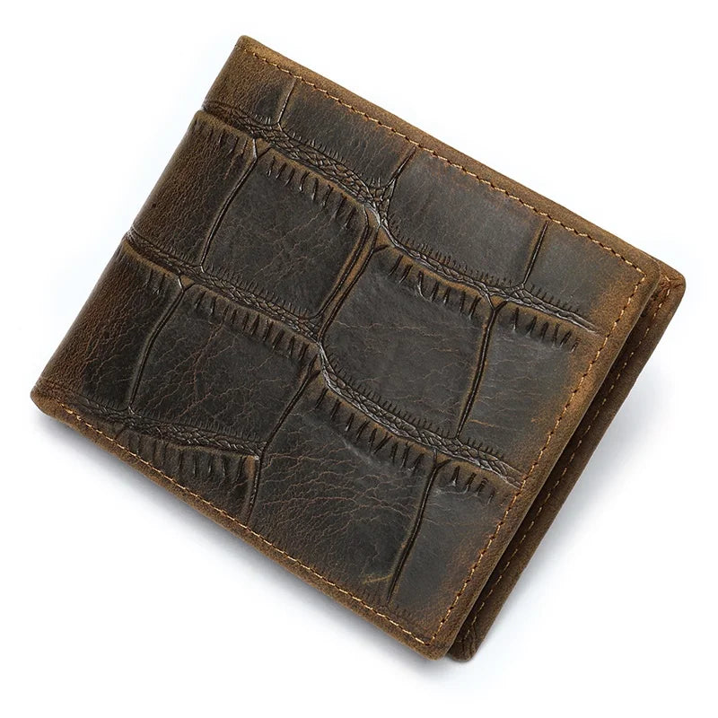Unisex Leather Slim Foldable Money Wallet