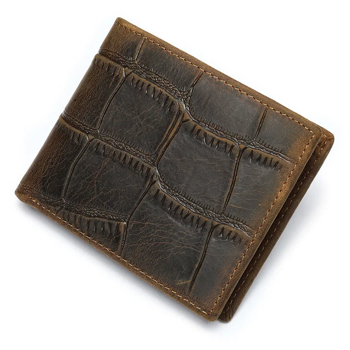 Unisex Leather Slim Foldable Money Wallet