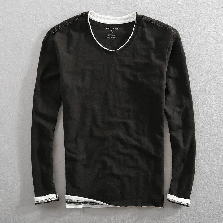 Mens Cotton Sweater Crewneck Soft Fit