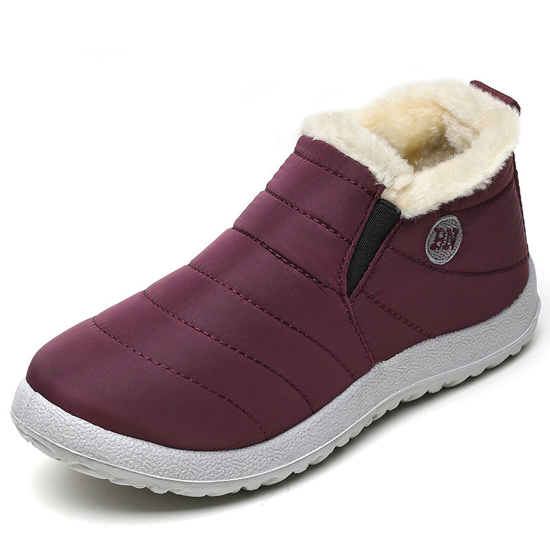 Mens Slip-On Boots with Fur Lining