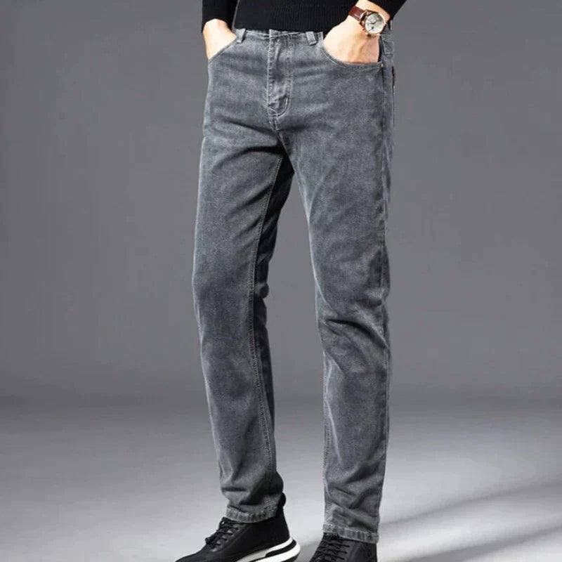 Mens Slim Fit Jeans Stretchy Cotton with Pockets