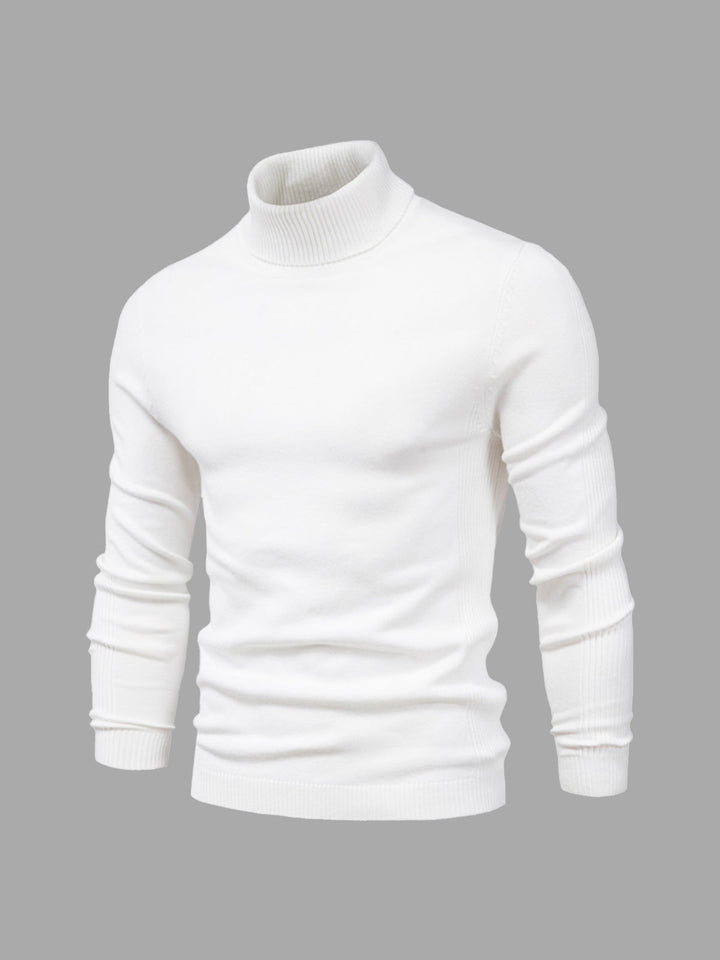 Mens Turtleneck Sweater Washable High Quality - BritishMode