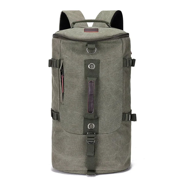 Unisex Canvas Travel Backpack Large Capacity Durable