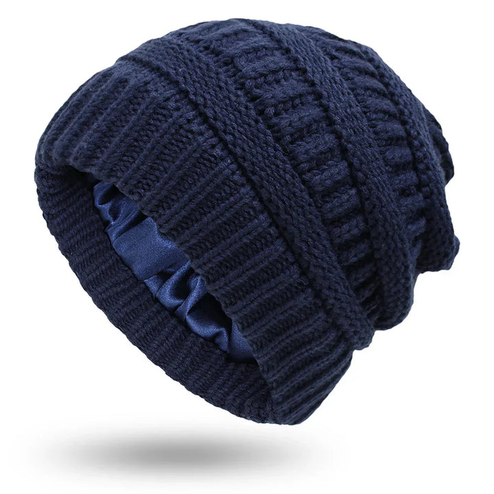 Womens Cable Knit Winter Hat Soft Fit