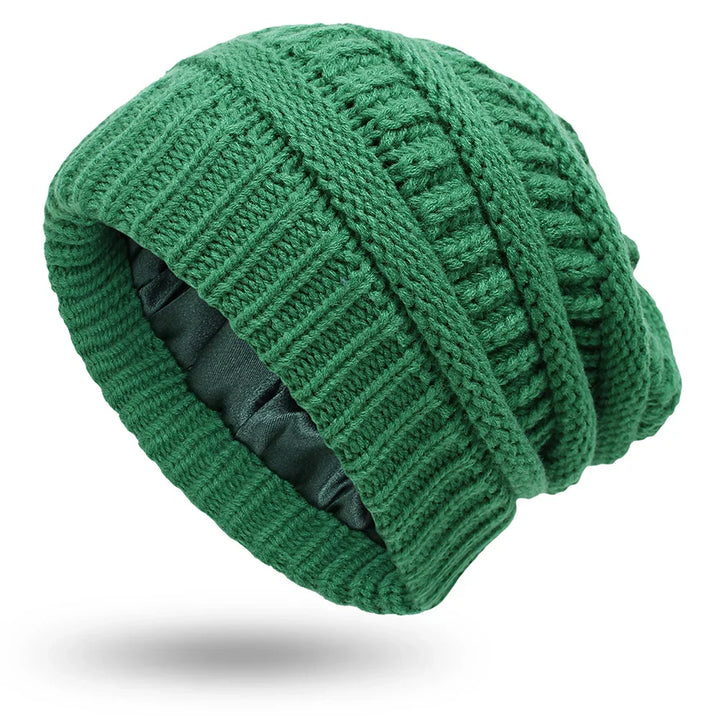 Womens Cable Knit Winter Hat Soft Fit