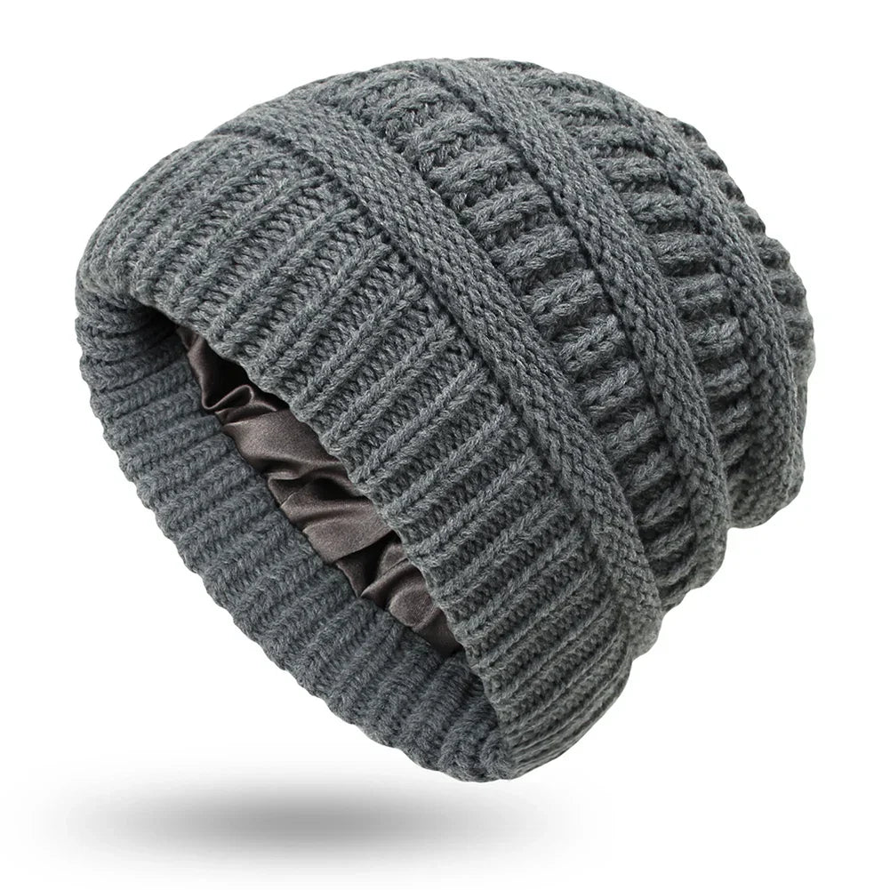 Womens Cable Knit Winter Hat Soft Fit
